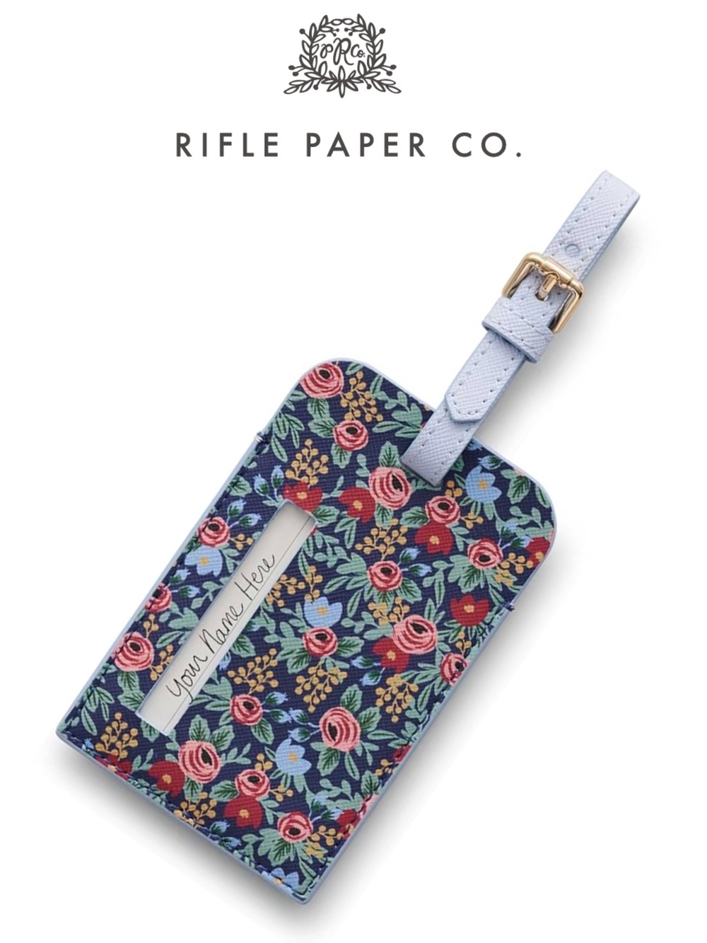 Rifle Paper Co Rosa Luggage Tag